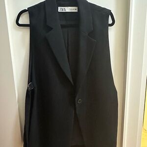 Zara Elegant Black Vest